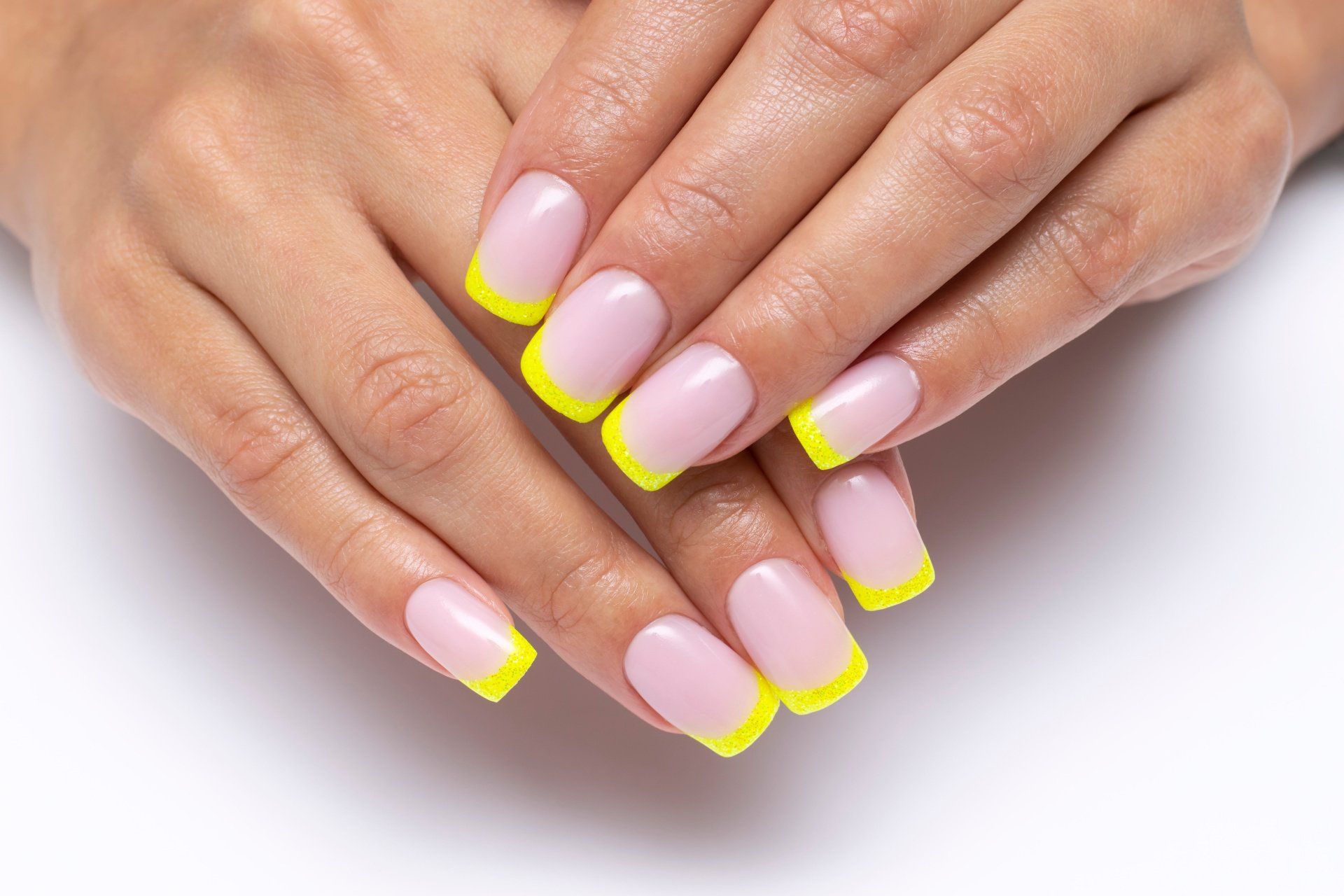 Coloured Tip French Manicure