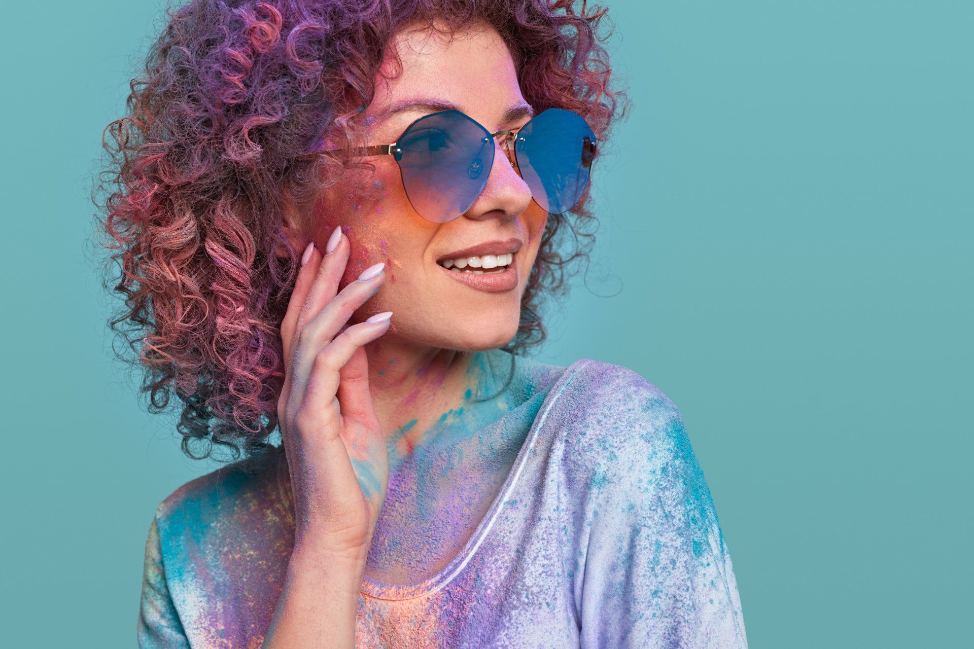 Colour with pastel