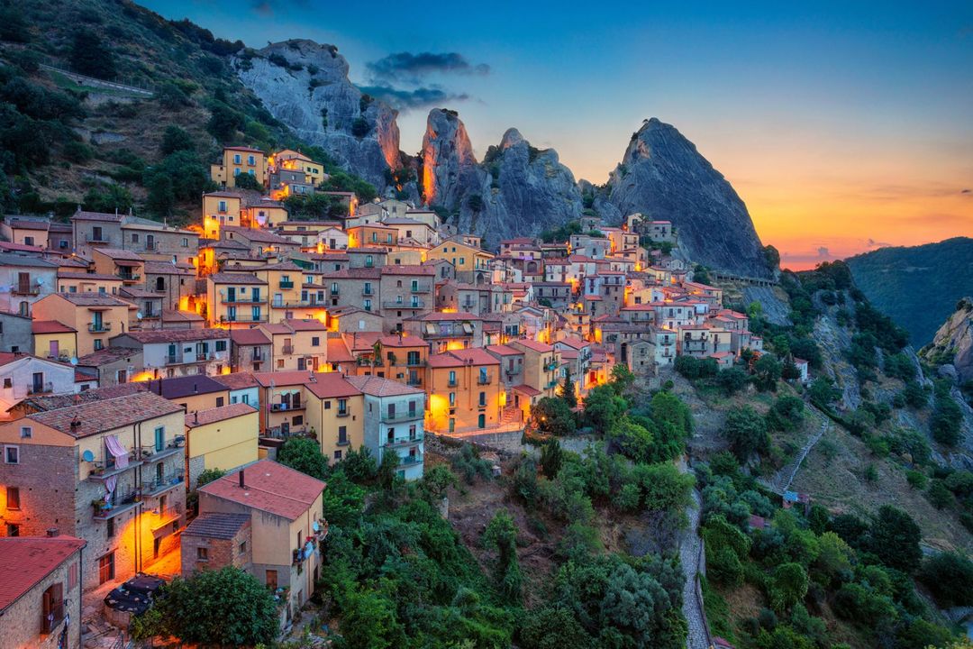 panorama di Pietrapertosa