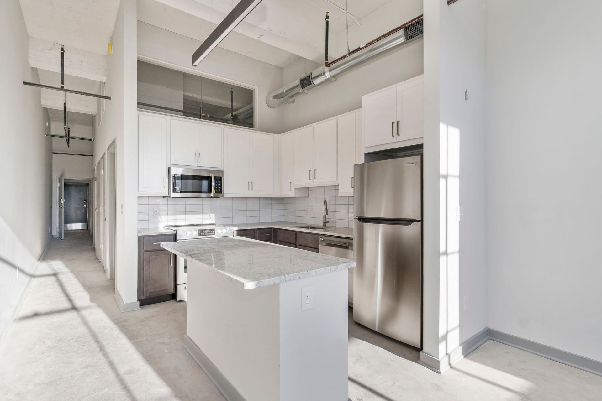 kitchen with island