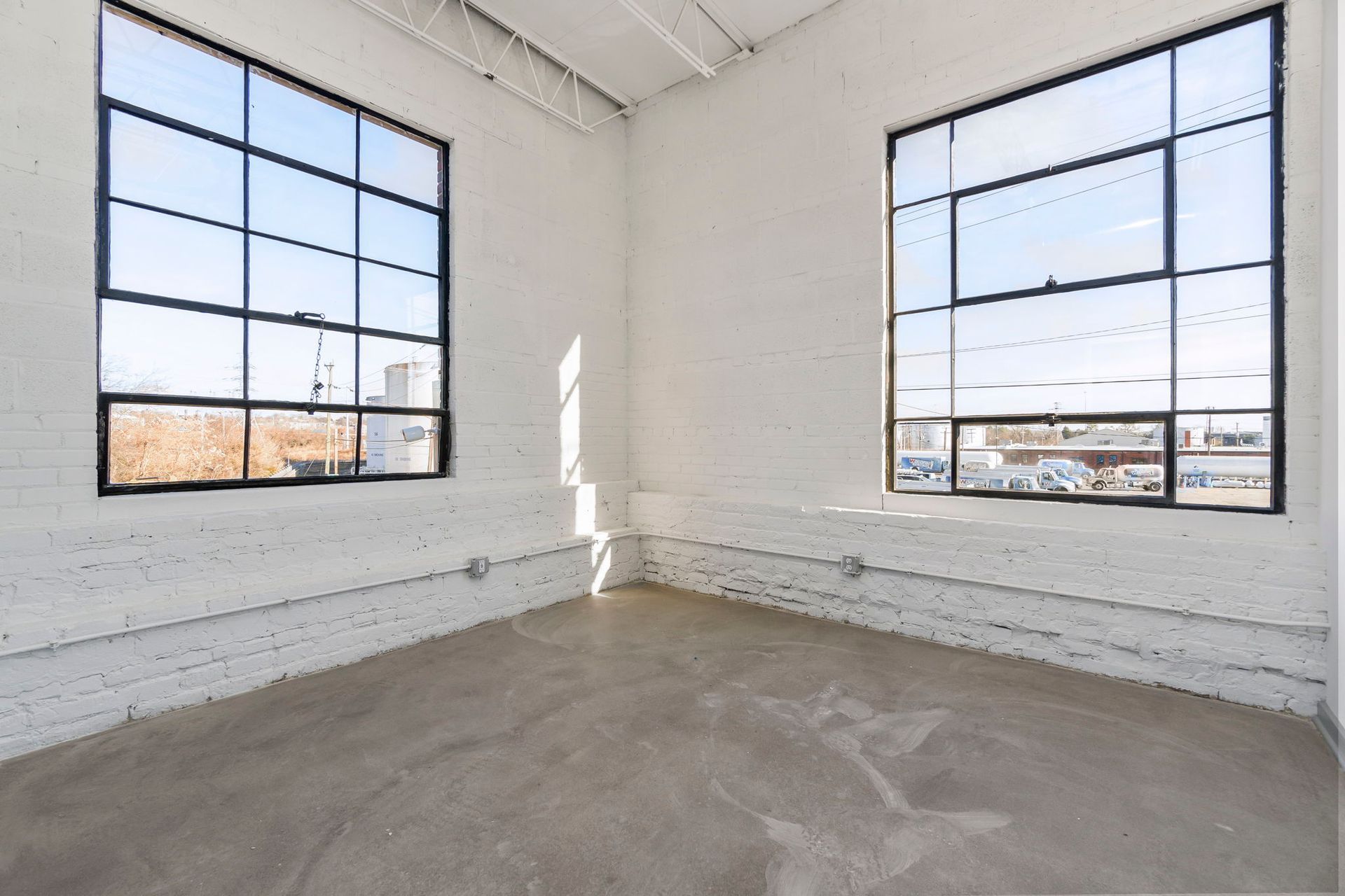 corner with windows