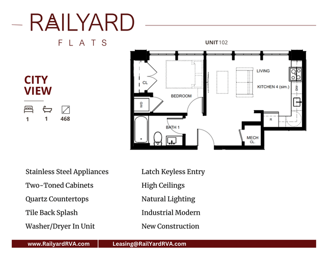 city view floor plan 1 bed 1 bath