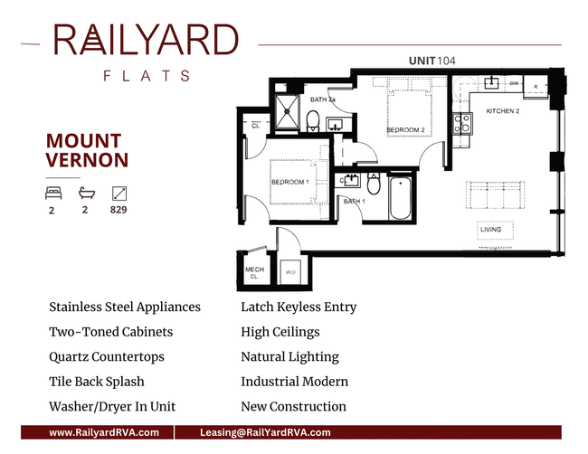 mount vernon 2 bed 2 bath 829 square ft