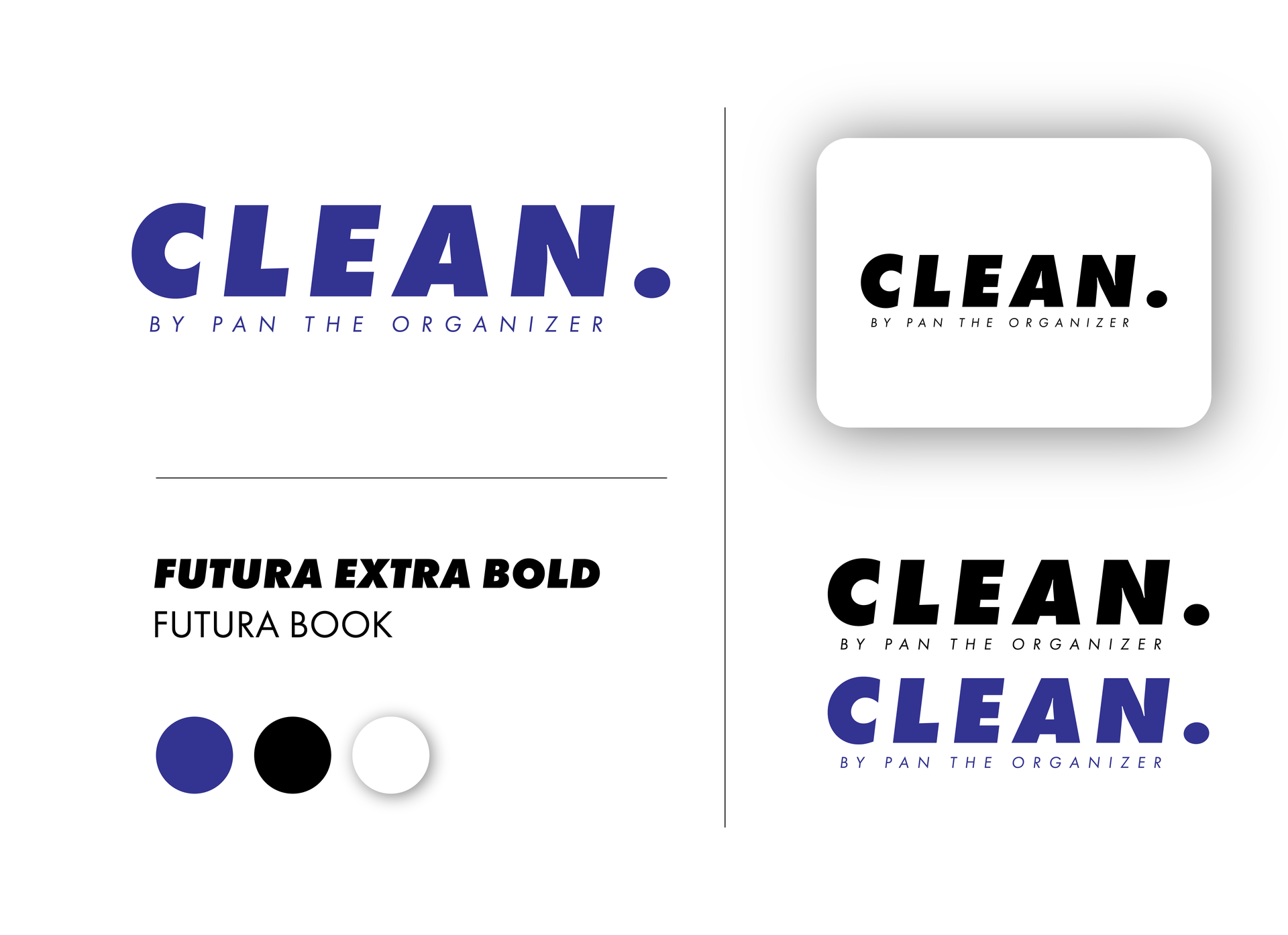Logo design sheet for