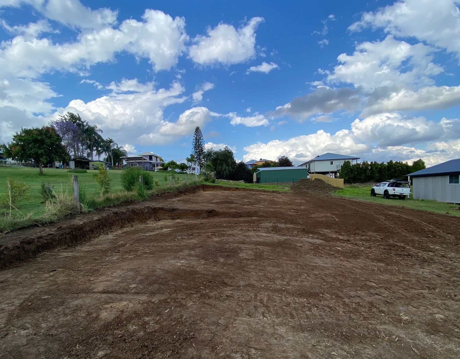 Residential earthworks