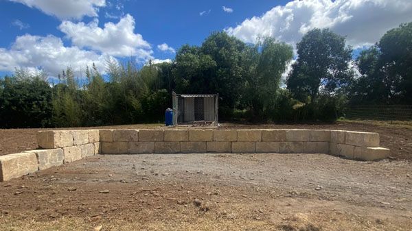 B-grade sandstone blocks