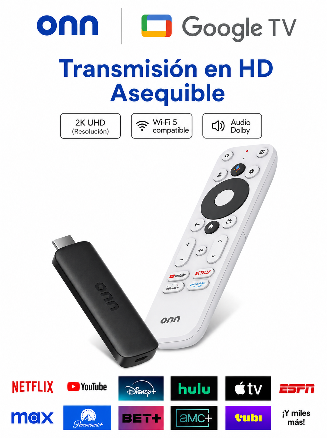 CONVERTIDOR SMART TV ONN WATCH HD