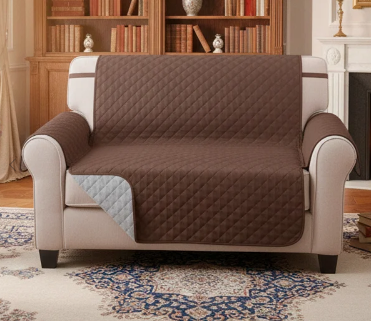 PROTECTOR SOFA  2 PUESTOS DOBLE FAZ
