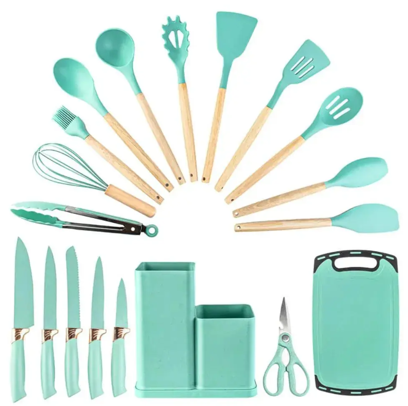 SET UTENSILIOS COCINA 19 PIEZAS