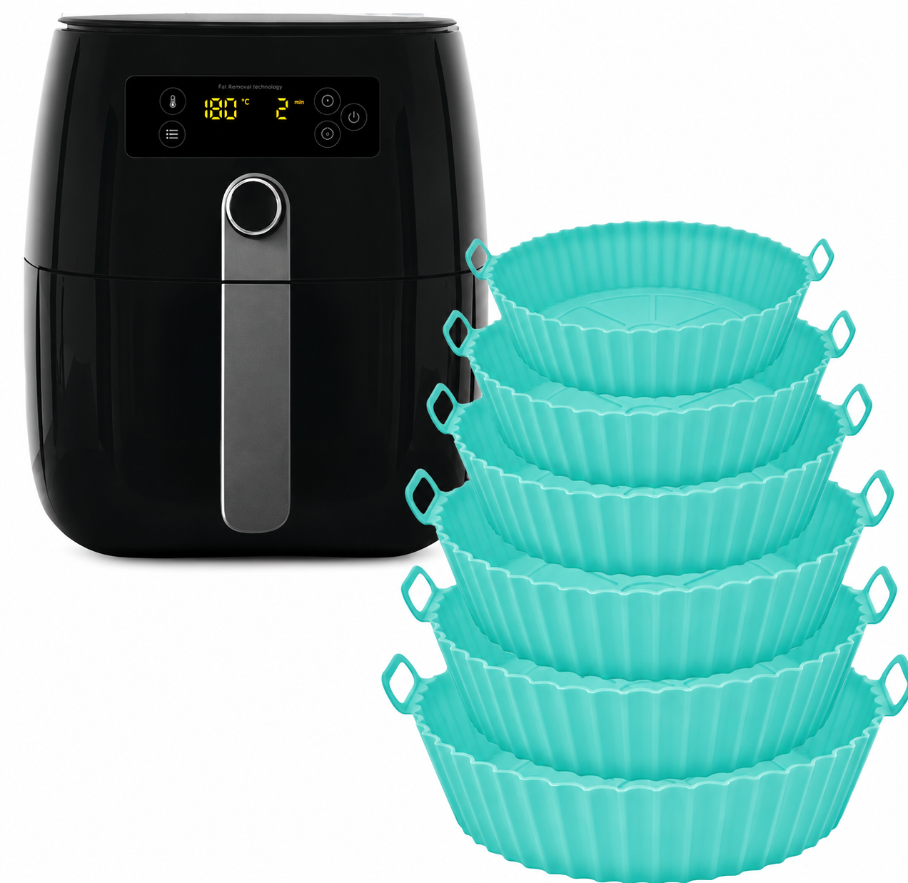 MOLDE SILICONA AIRFRYER 6 PZ