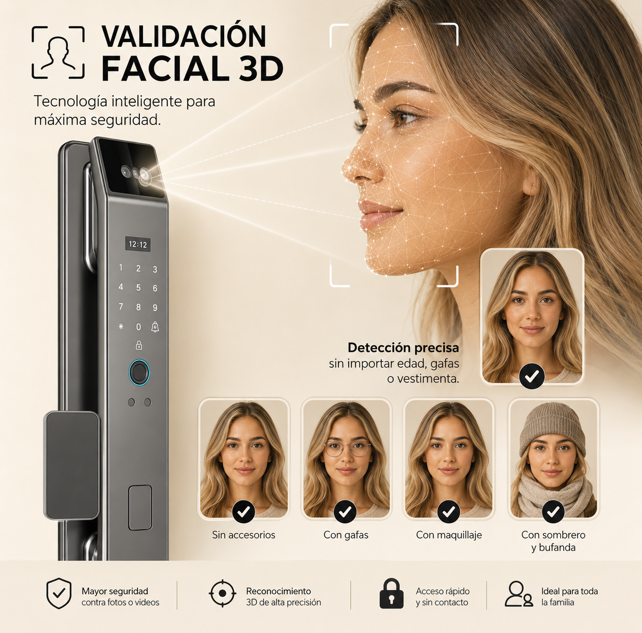 CERRADURA DIGITAL: REF OS406TYFA MODELO 8