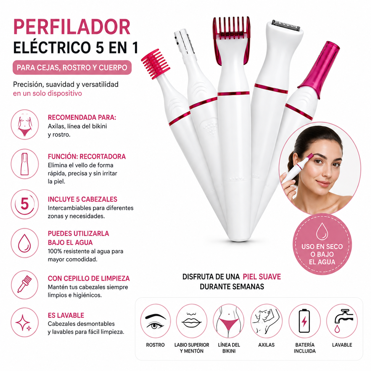 DEPILADOR INALÁMBRICO PERFILADOR