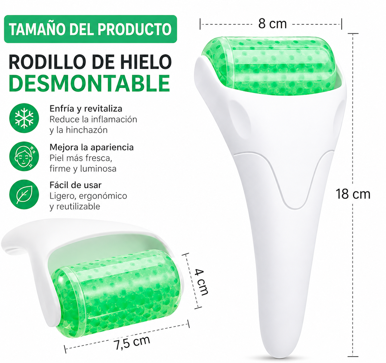 ICE ROLLER FACIAL Y CORPORAL