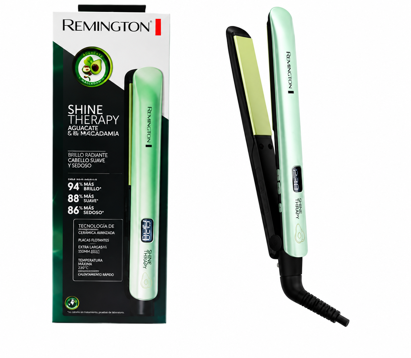 PLANCHA REMINGTON SHINE THERAPY AGUACATE - ORIGINAL