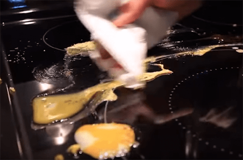 how to clean a glass top stove