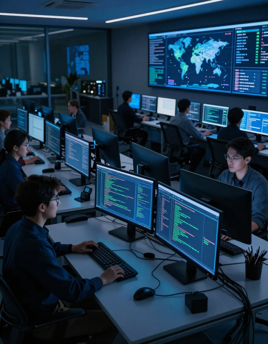 Cybergen security operations centre team at work