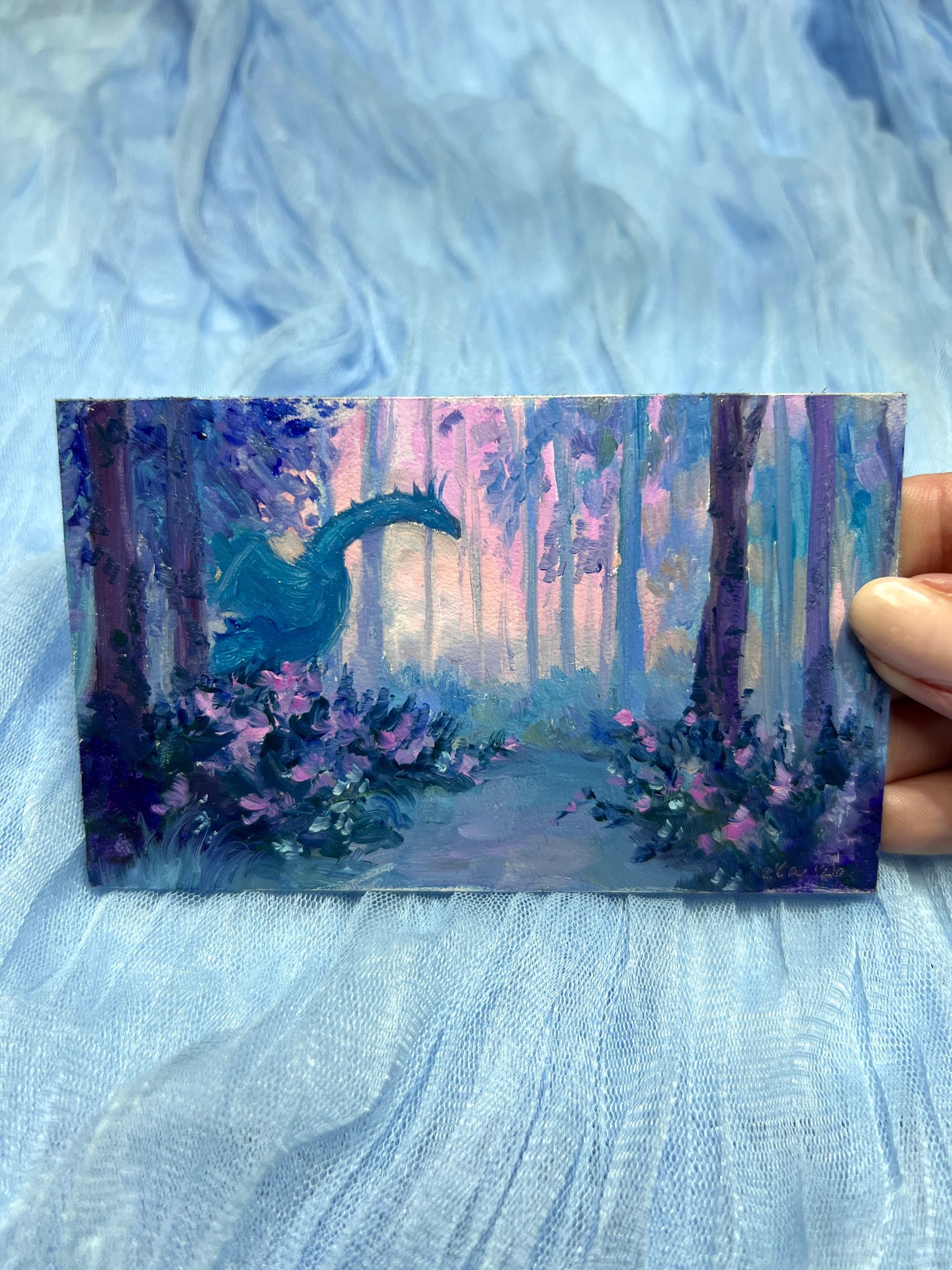 dragon in the forest |  2.75x4.5