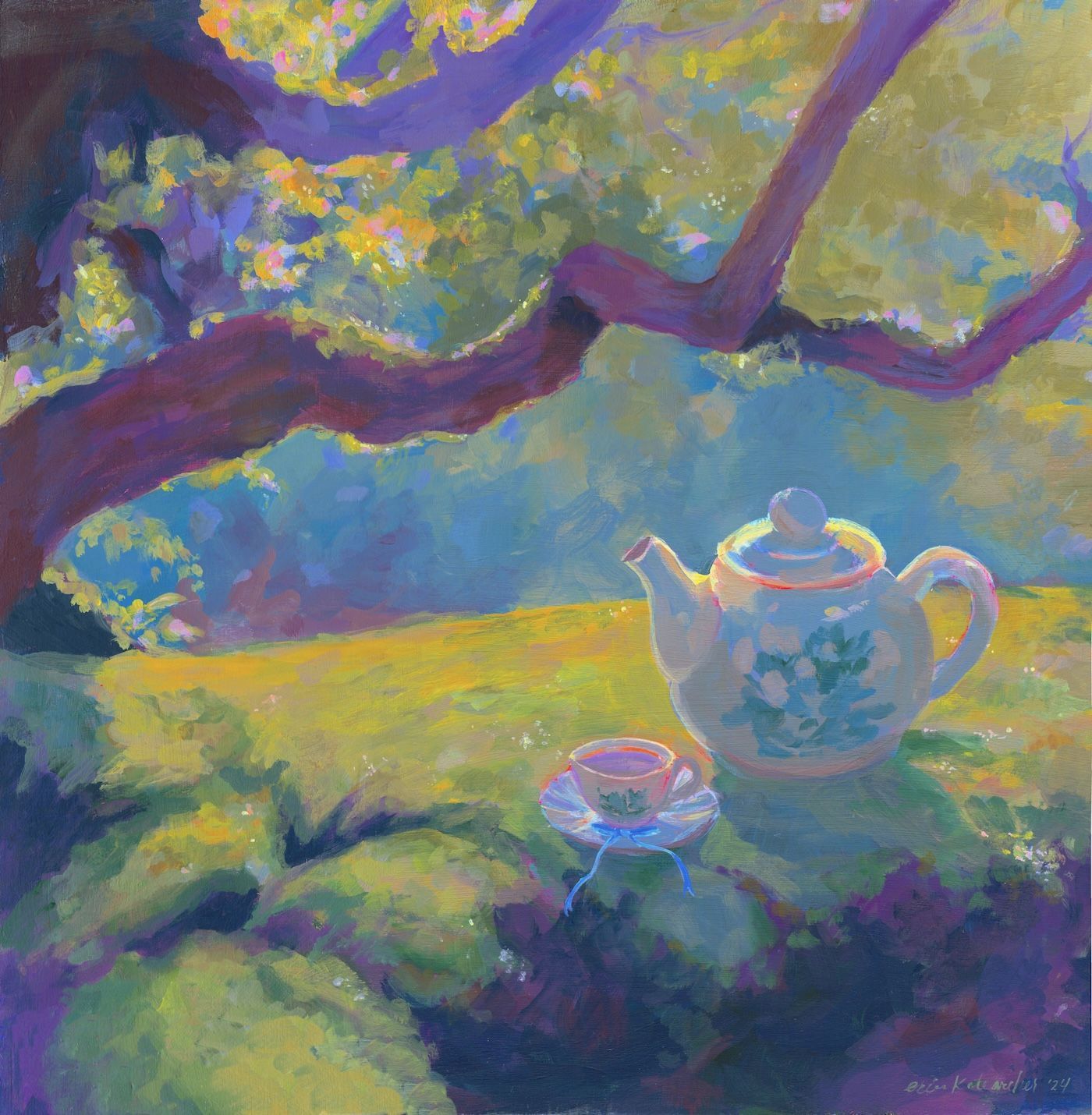 sylvan tea | 12x12