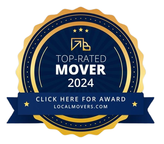 A seal that says top-rated mover 2024