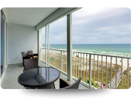 beach balcony view