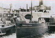 A very old black and white image of a Laceys Removals Isle of Wight Removals Van