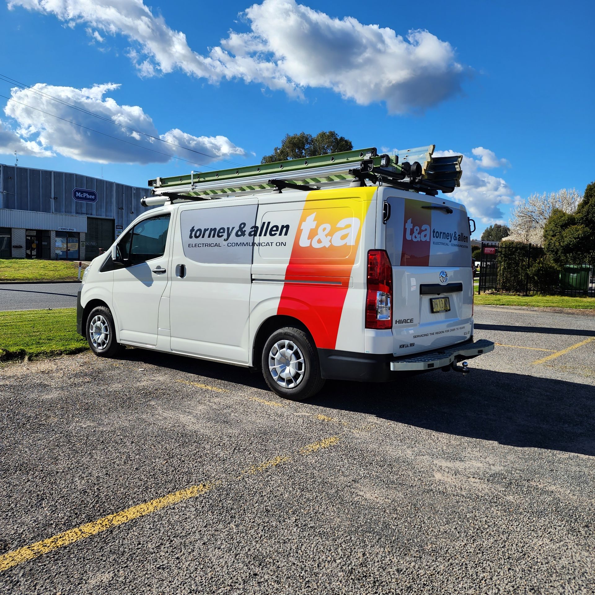 tradie van signs