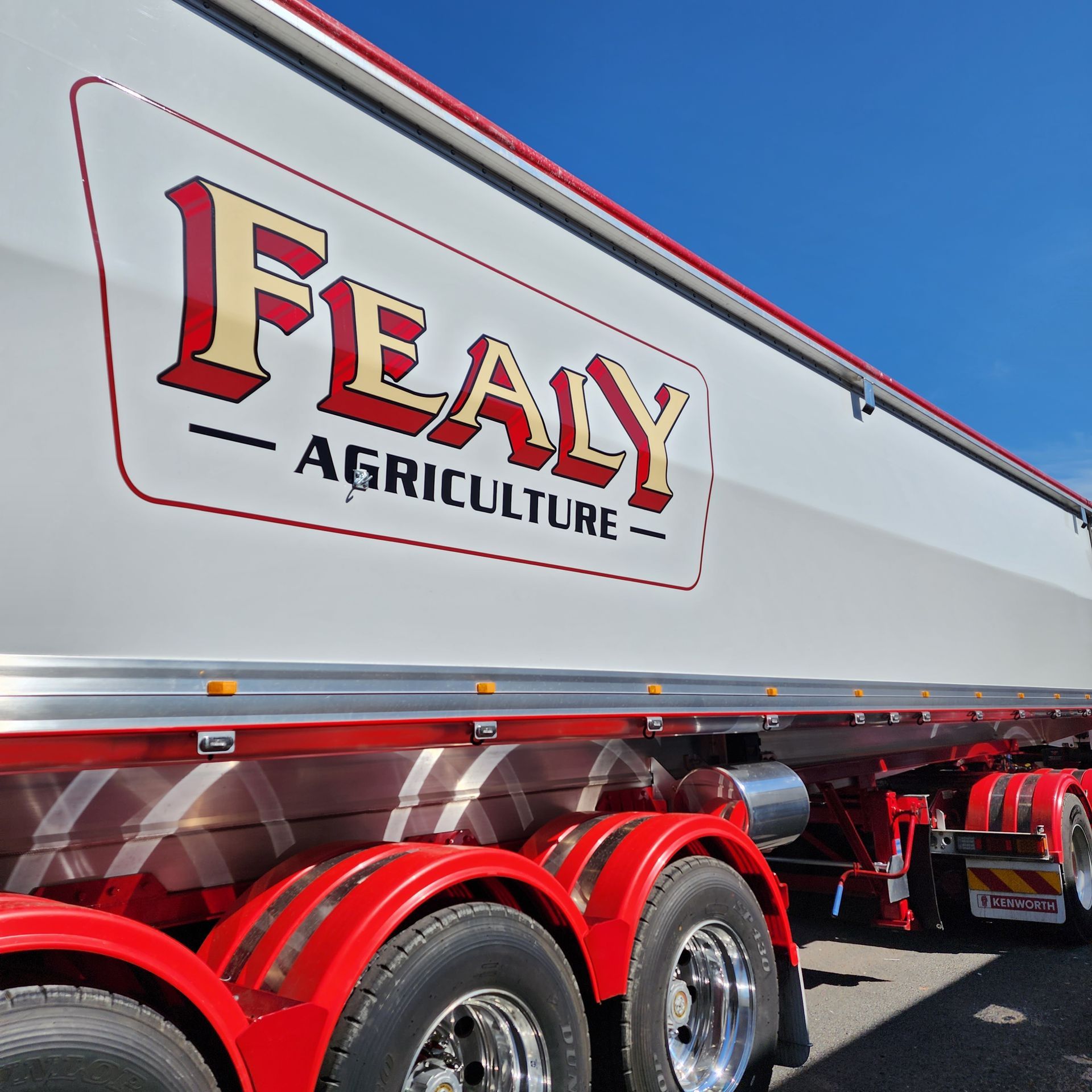 supply chain solutions truck sign