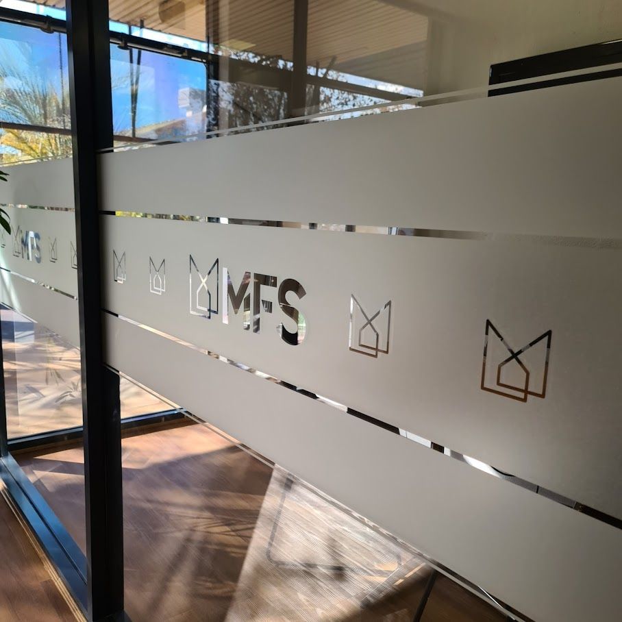 branded window frosting