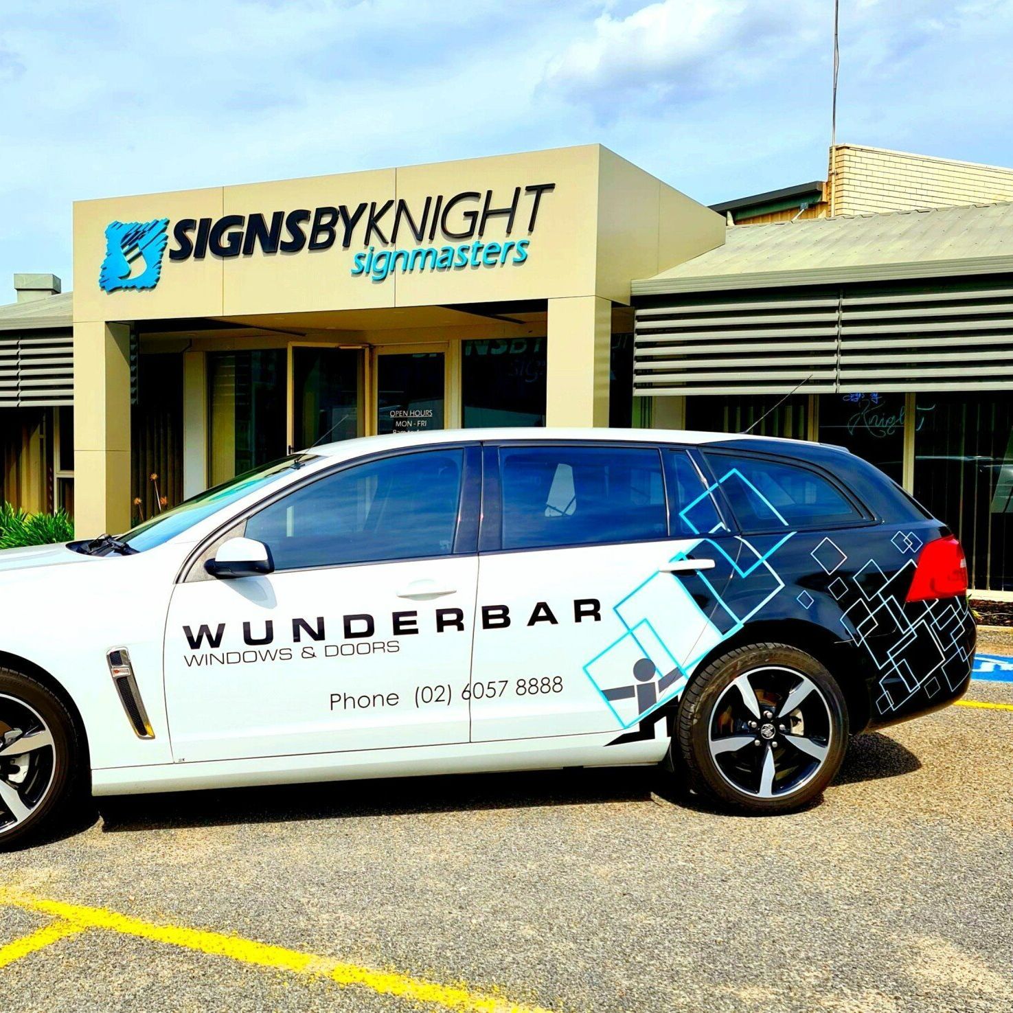 wagon signage