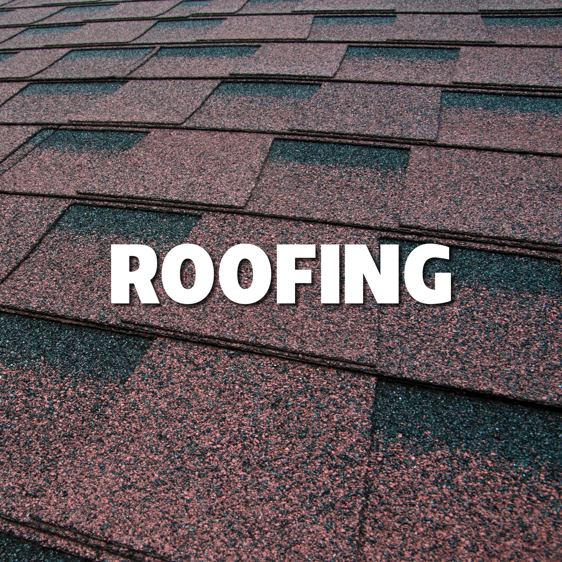 A close up of a roof with the word roofing written on it.