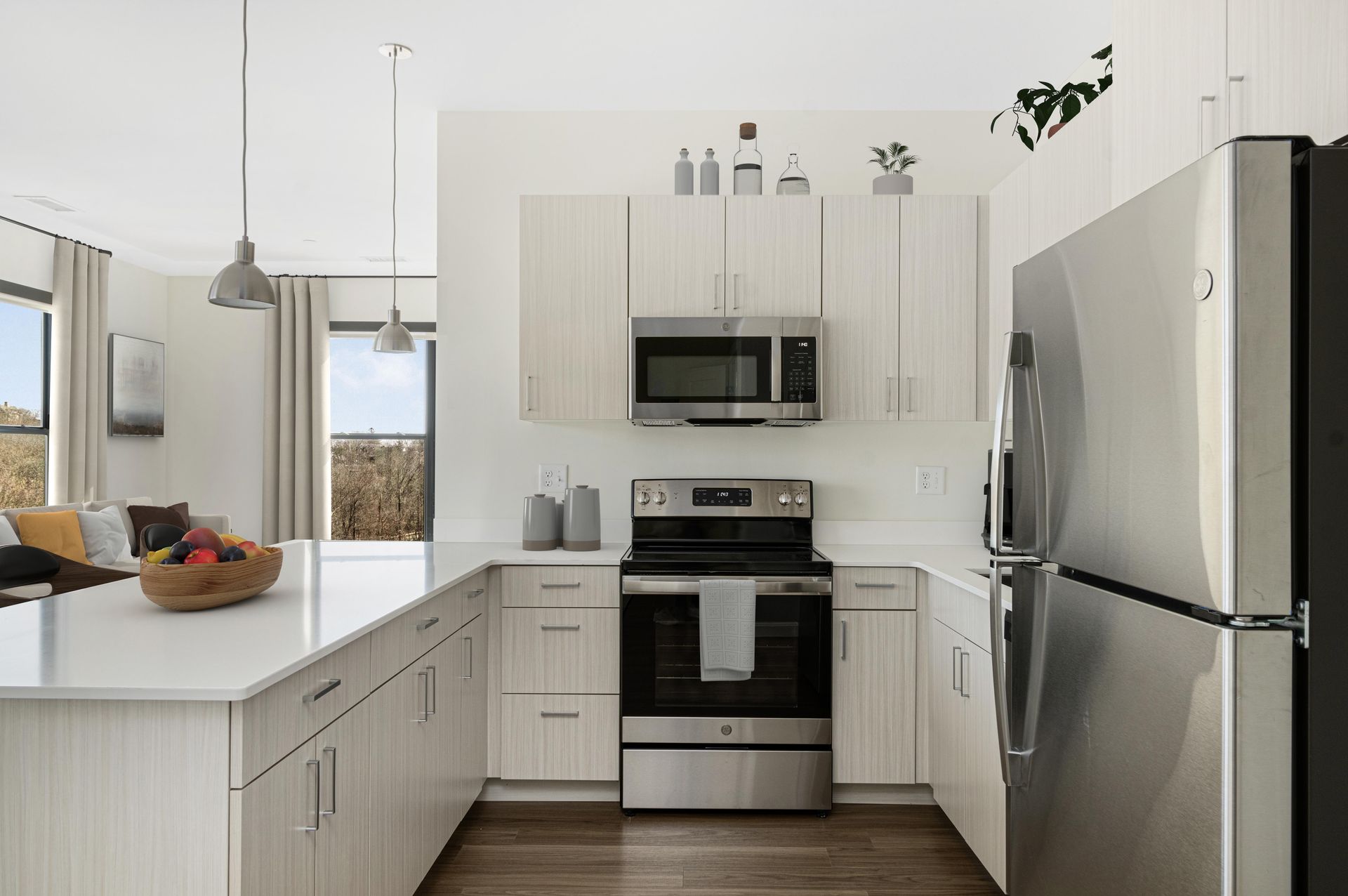 Kitchen at The Artemis at Arlington Heights.