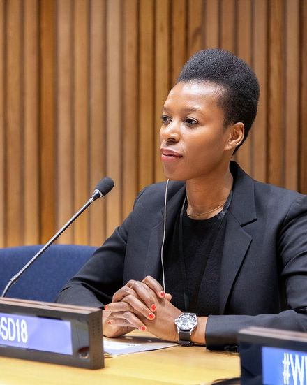 Elizabeth Nyamayaro at the United Nations
