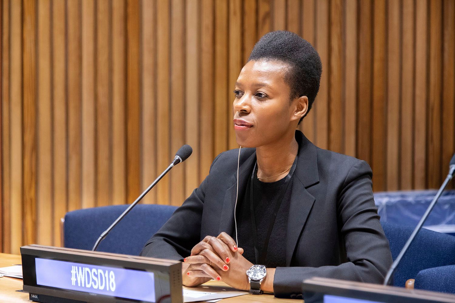 Elizabeth Nyamayaro at the United Nation