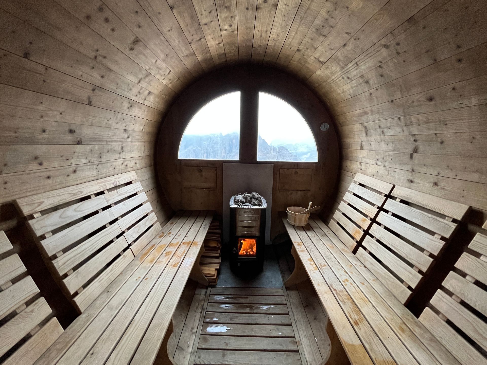 Alta Via 1 Adventure sauna