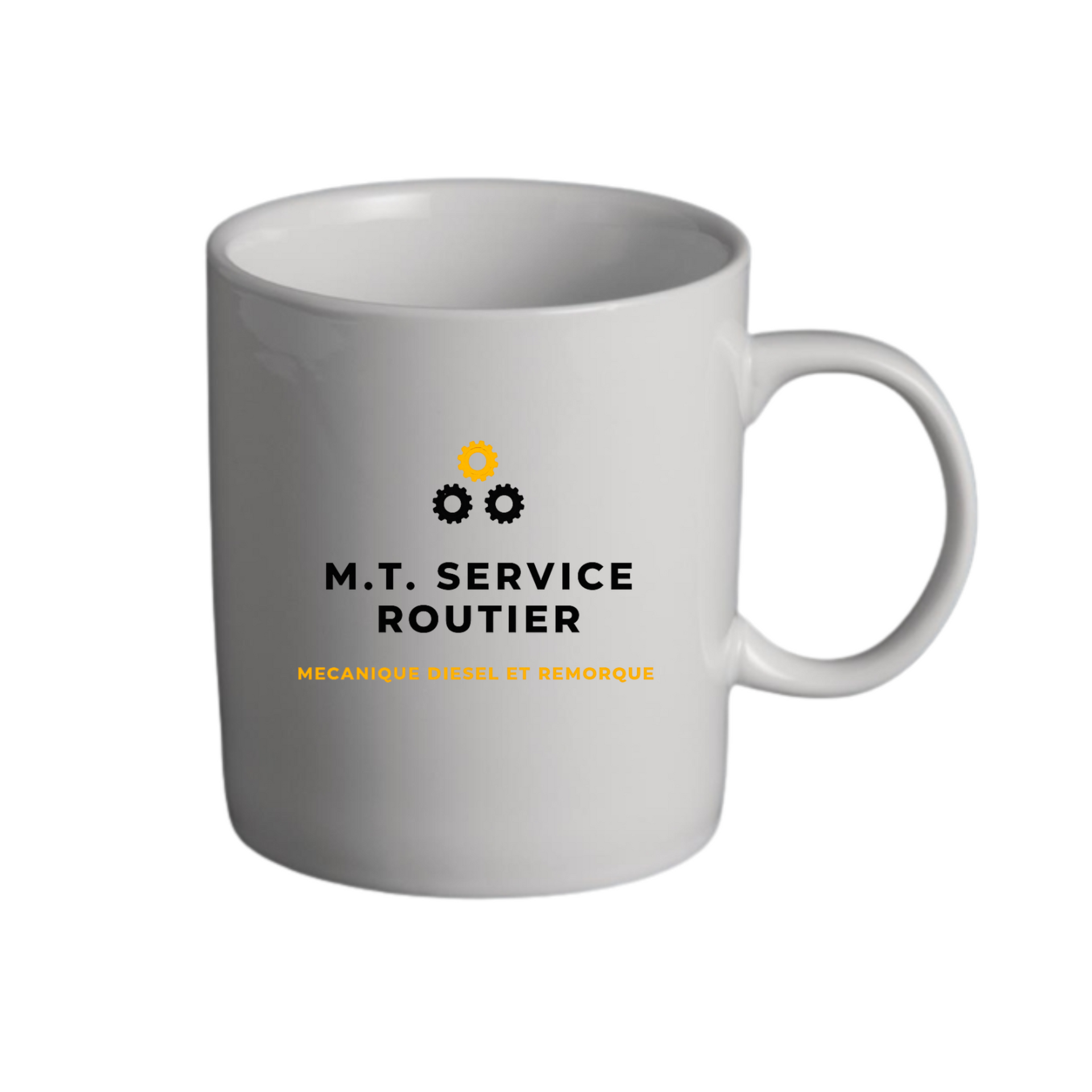 White mug with