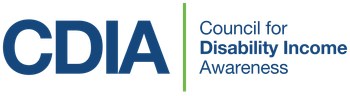 The logo for the council for disability income awareness