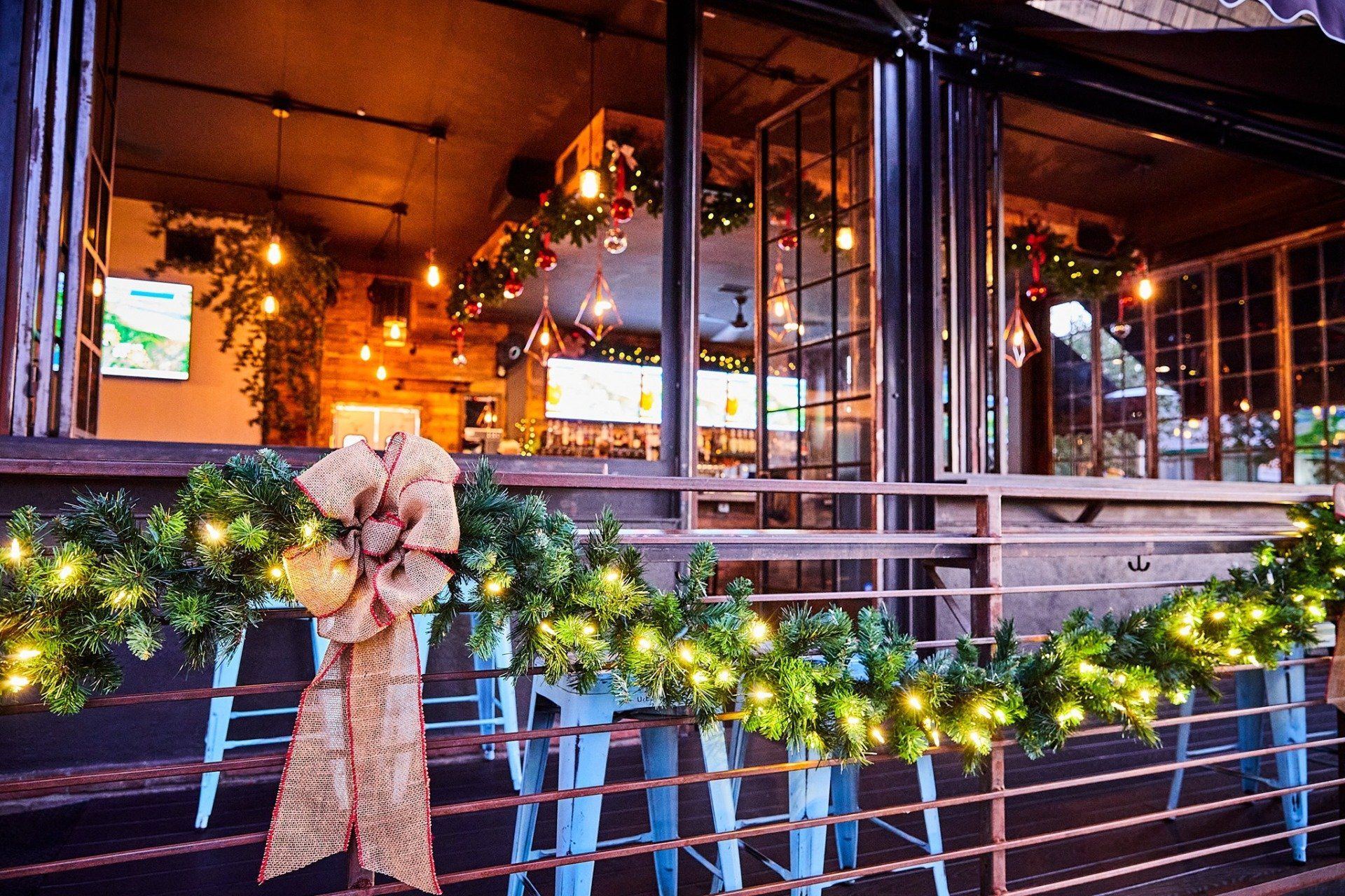 Restaurant with Decorations — La Mesa, CA — Curbside Eatery & Drinkery