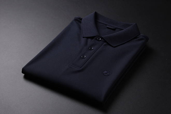 Polo professionale personalizzata con logo ricamato
