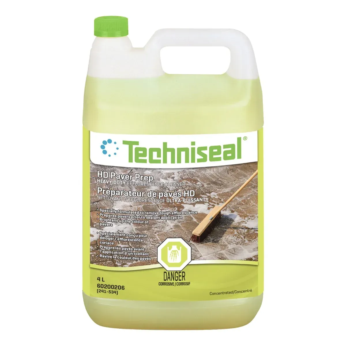 A bottle of techniseal has a green cap
