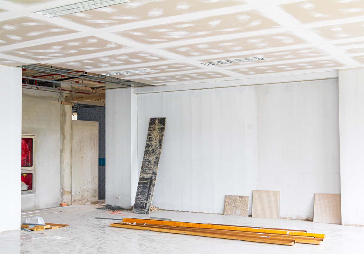 Gyprock Ceiling Replacement Installed By A Local Cairns Plasterer