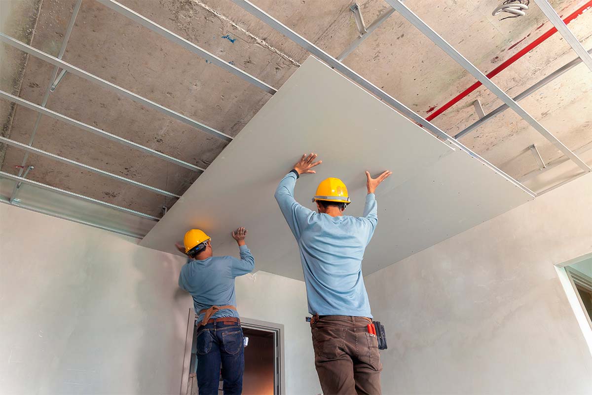 Replacement Of Commercial Plasterboard Ceiling In Cairns QLD