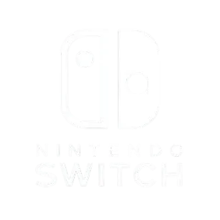 Nintendo Switch logo with console icon and text on a white background