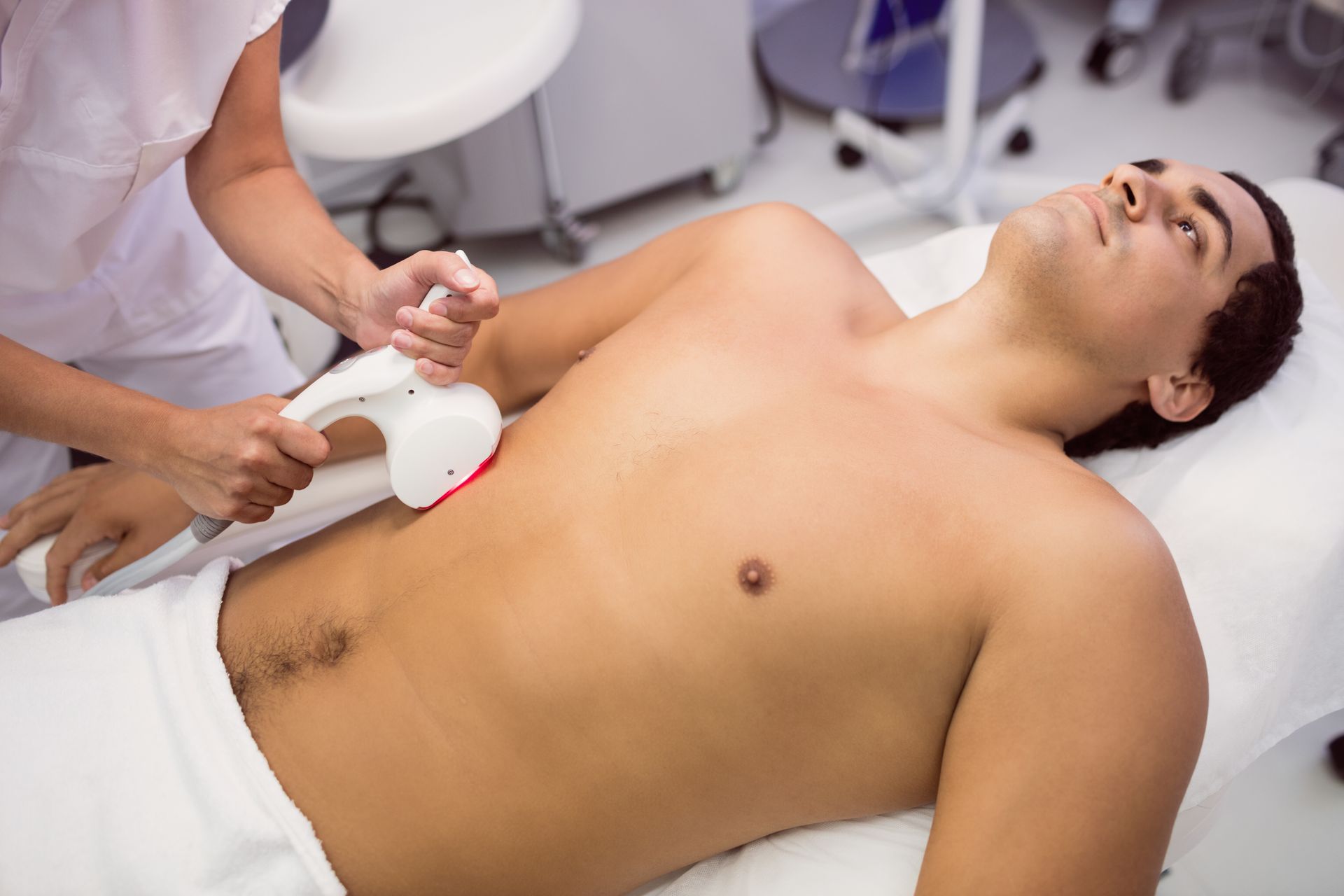 Is Laser Safe for Thick & Coarse Male Body Hair?