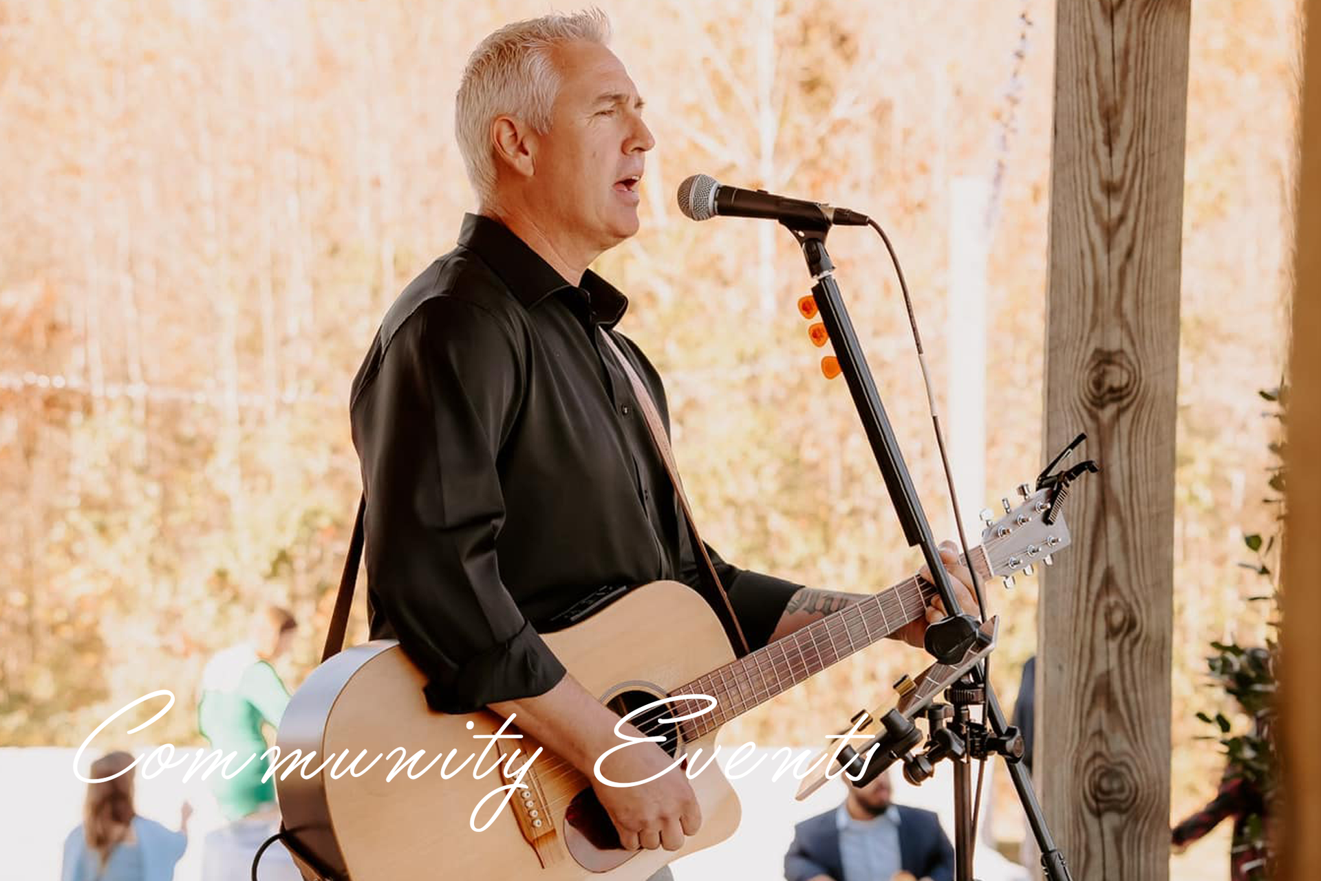 Community Events image of a local singer