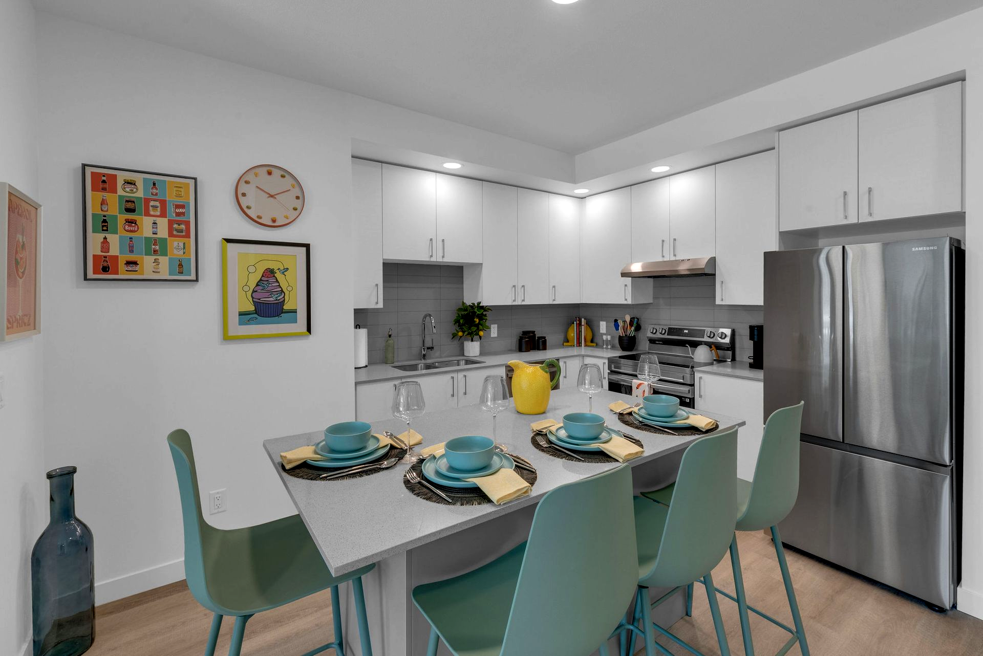 interior of a kitchen