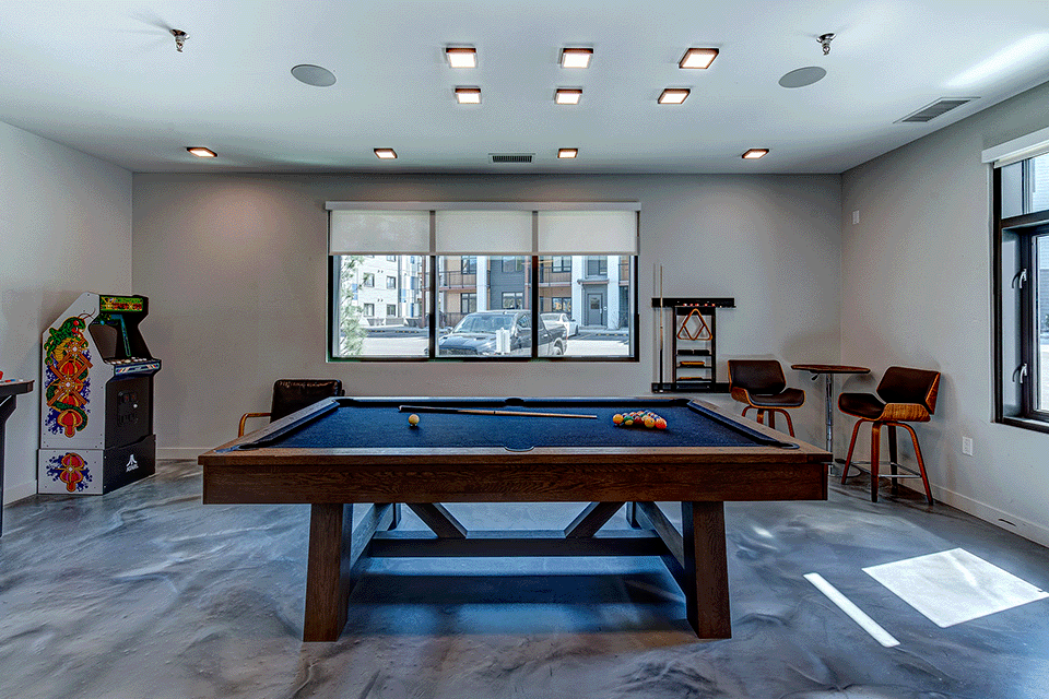 games room interior