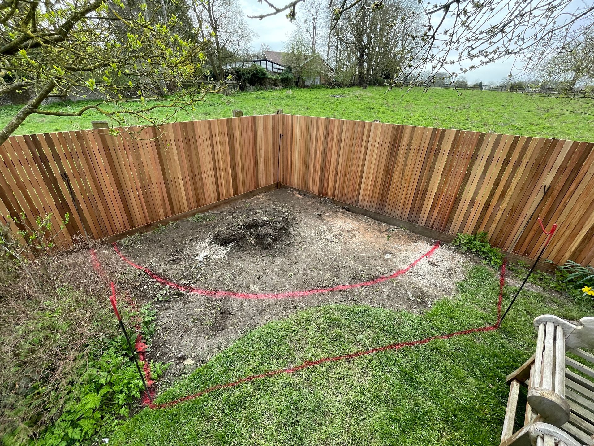 Hertfordshire Chapel Garden | Planning Oak Decking | Gardr