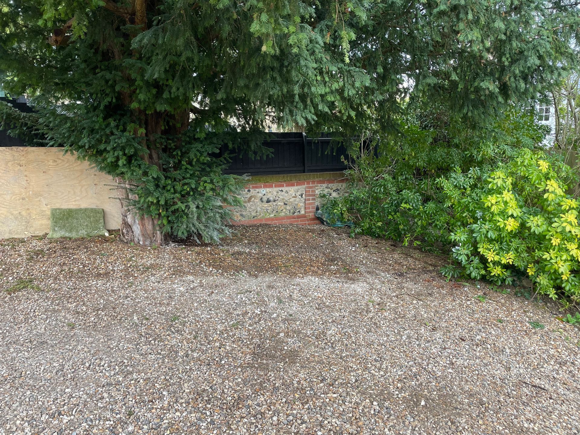 Hertfordshire Chapel Garden | Original Driveway before new design | Gardr