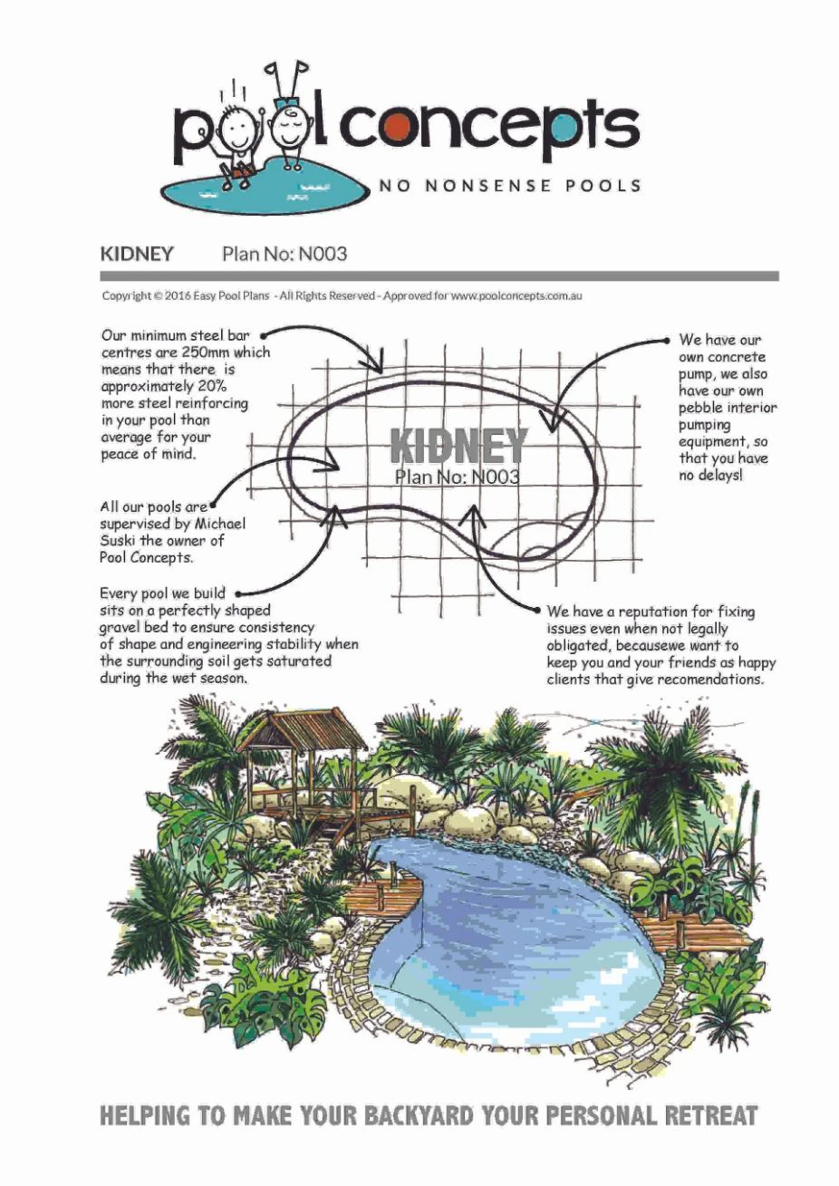 Kidney Shaped Pool Details — Pool Concepts in Howard Springs, NT