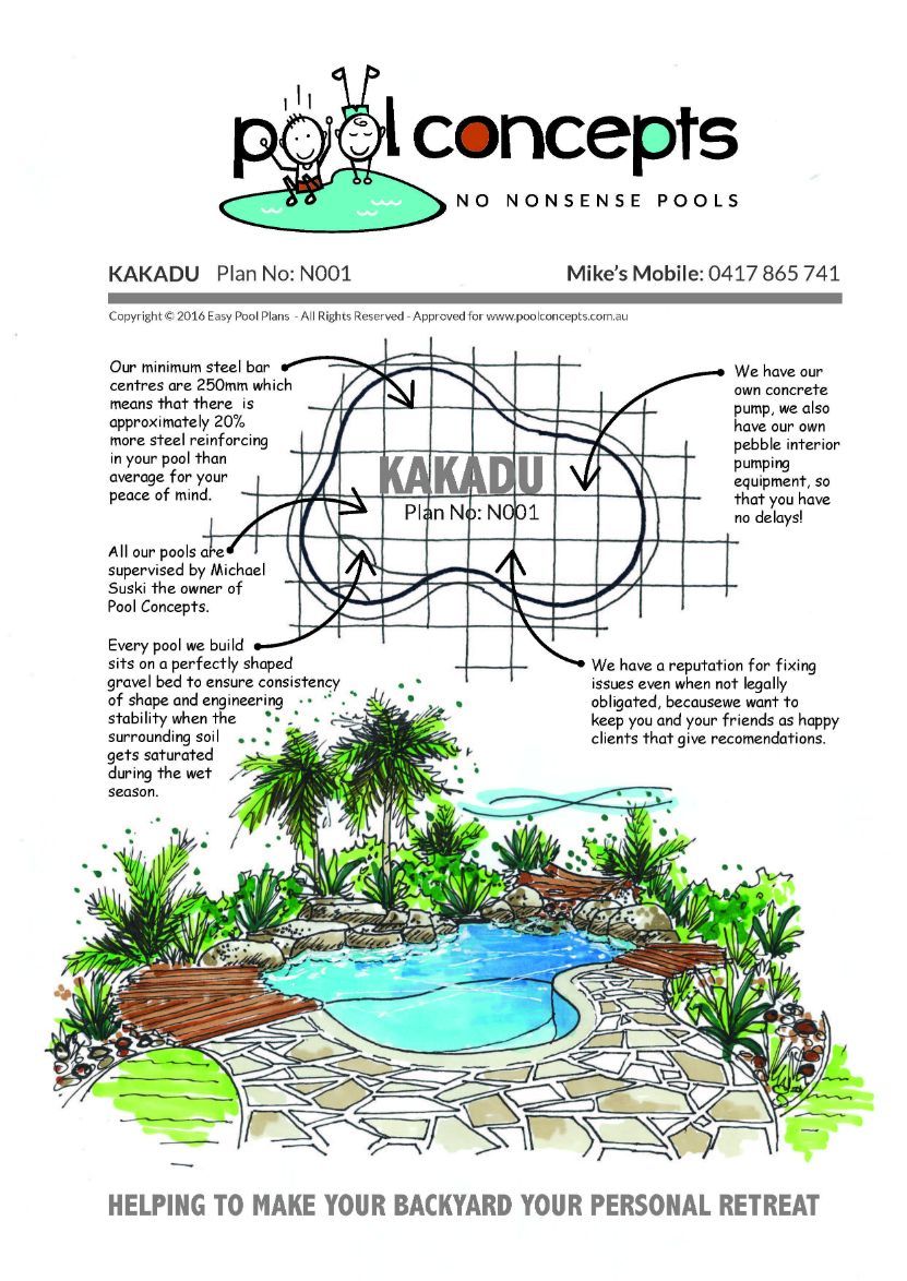 Kakadu Pool Details — Pool Concepts in Howard Springs, NT